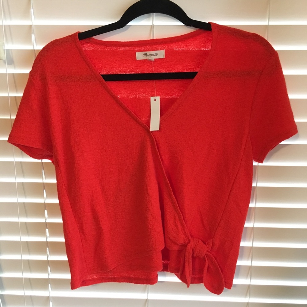 NWT Madewell wrap top